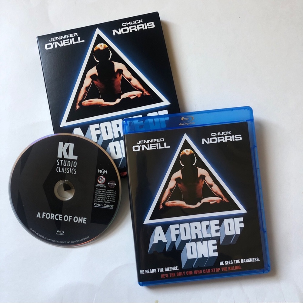 Kino Lorber Force Of One Blu-ray Slipcover-bonus-Jennifer ONeill Chuck Norris